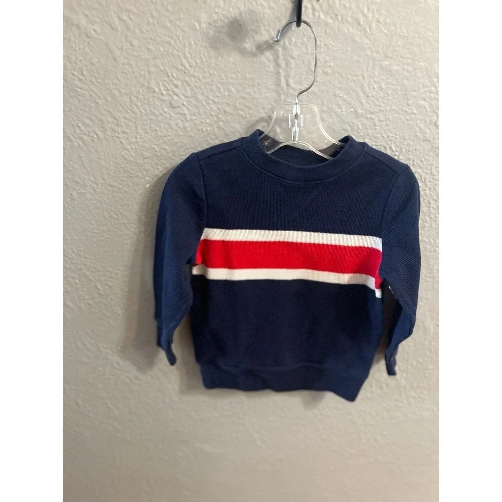 Boys red white blue Old Navy‎ pullover shirt size 2T